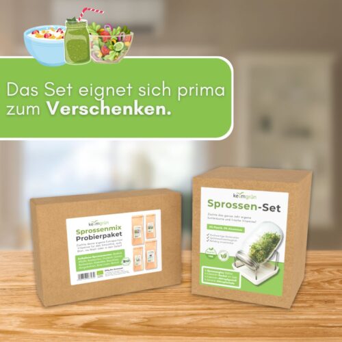 Das Set eignet sich prima zum Verschenken.